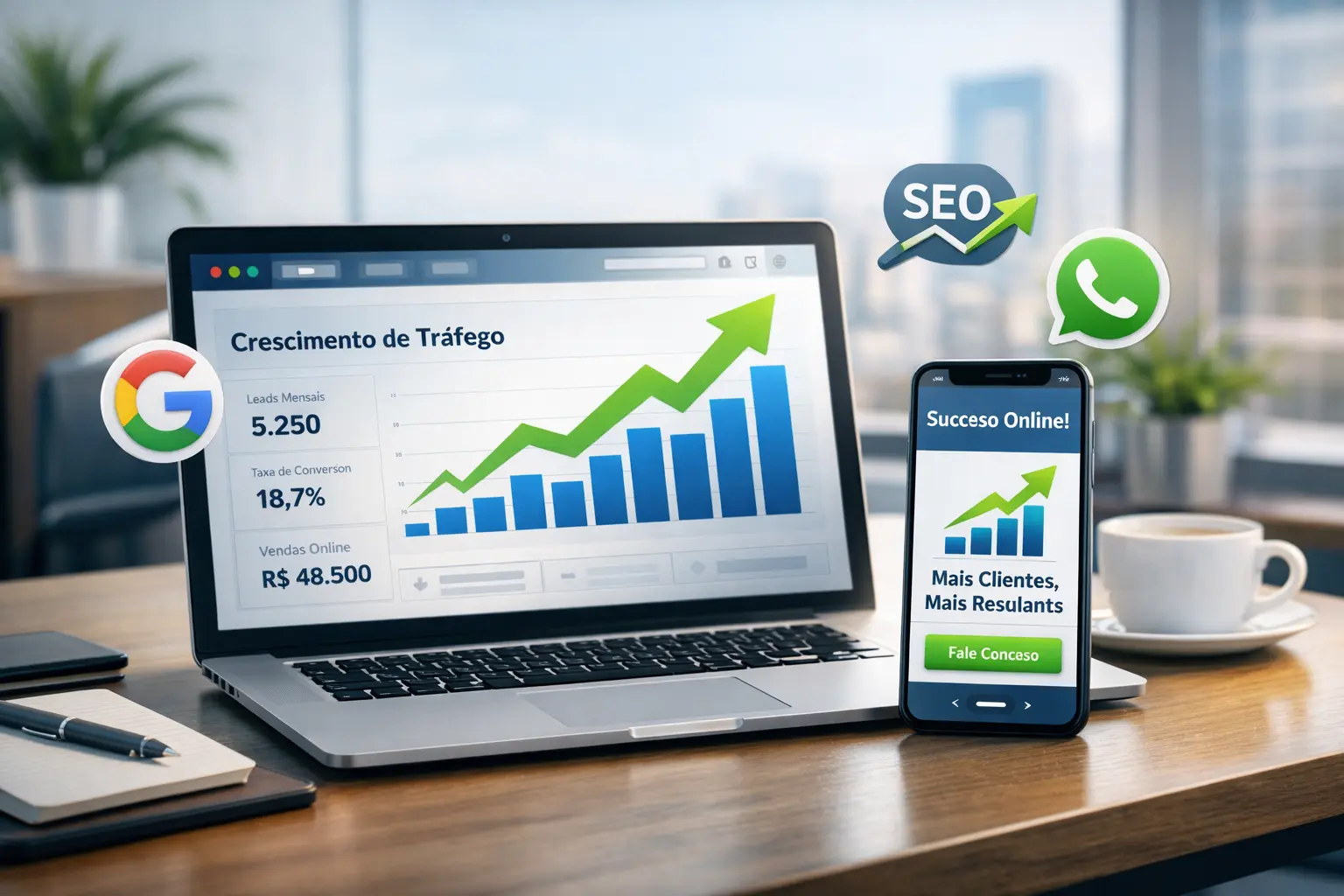 Como atrair mais clientes pela internet em 2026