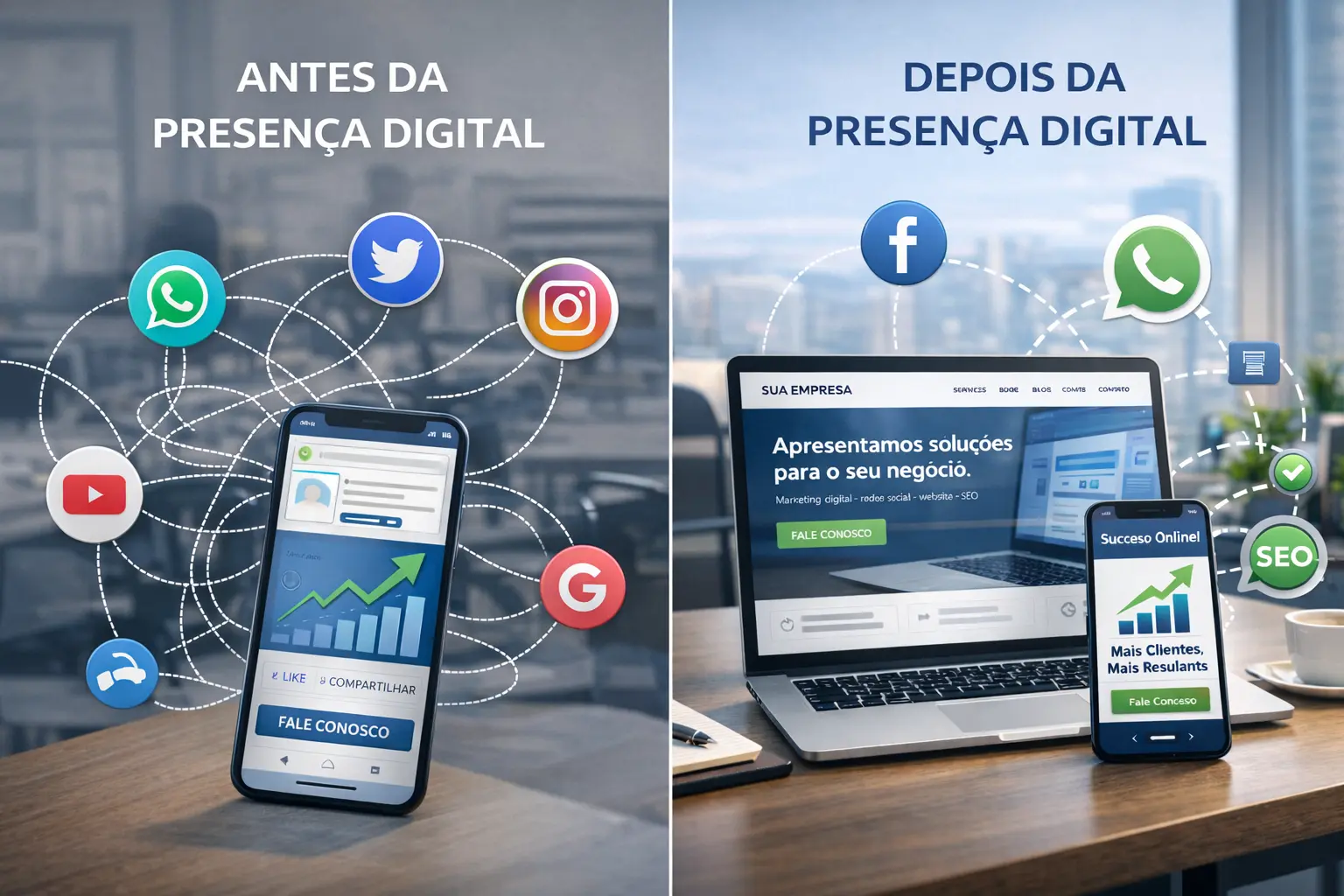 Imagem ilustrativa do artigo: Como atrair mais clientes pela internet em 2026