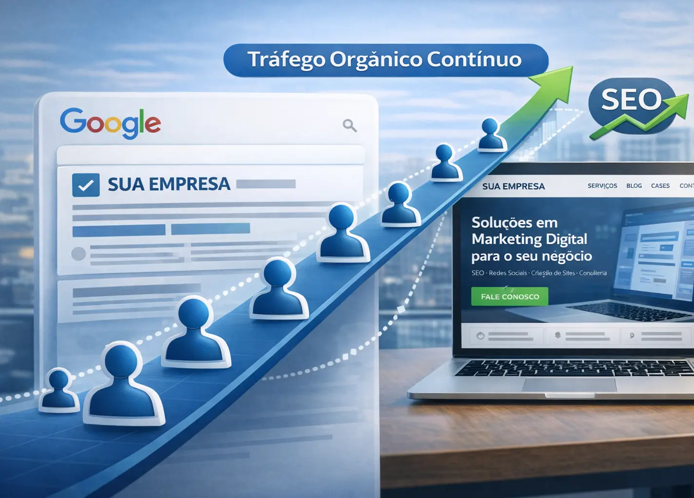 Imagem ilustrativa do artigo: Como atrair mais clientes pela internet em 2026