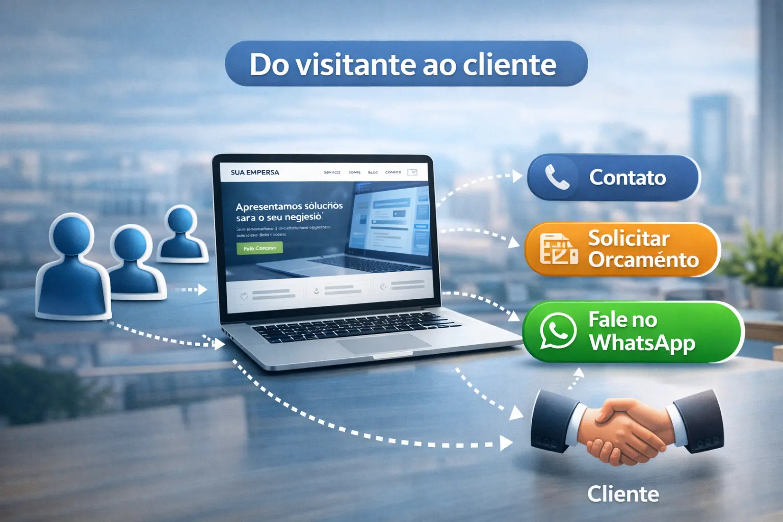 Imagem ilustrativa do artigo: Como atrair mais clientes pela internet em 2026